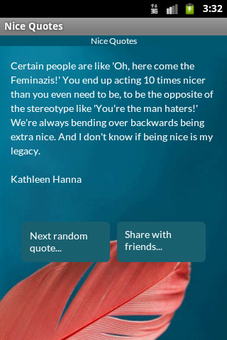 Nice Quotes Screen 3