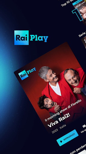 Android application RaiPlay screenshort
