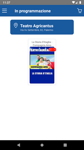 Android application Teatro Agricantus screenshort