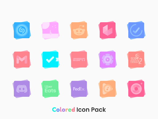 Screenshot of Colored Icon Pack