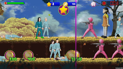 Squid Game 2D: Red Green Light APK MOD screenshots 1