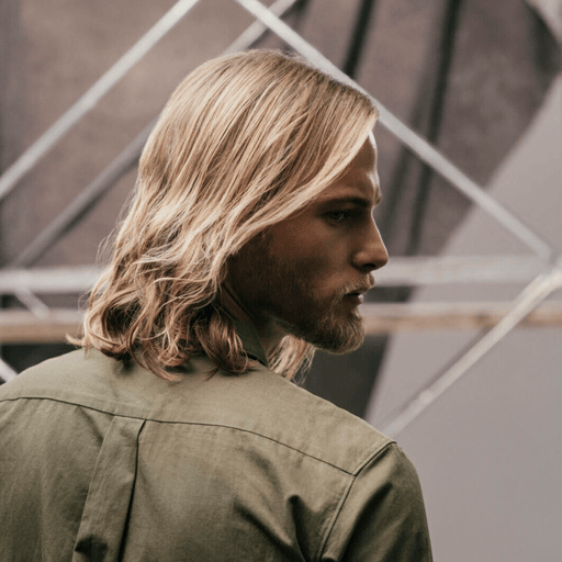 long hair men _ haircut men logo