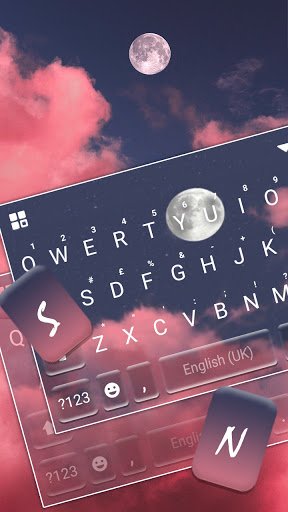 Aesthetic Night Keyboard Backg Screen 2