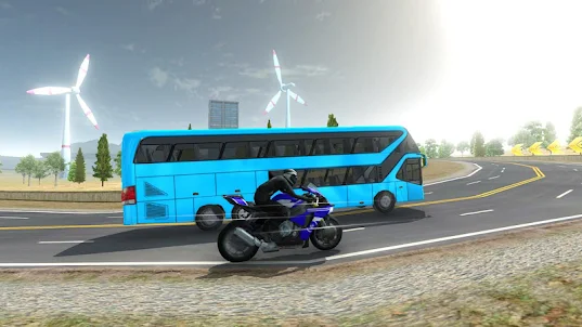 Bike VS Bus Racing Games