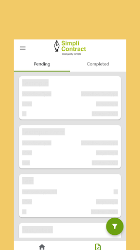 Android application SimpliApprove screenshort