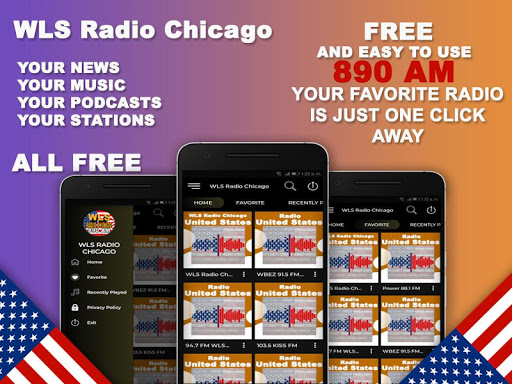 Android application WLS Radio Chicago 890 AM screenshort