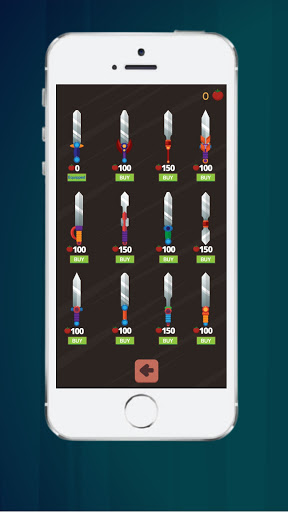 Android application Knife Fruits cutting fun screenshort
