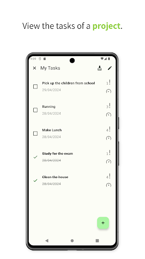 My Tasks Screen 2