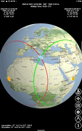 Sun Navigation Basic Screen 3