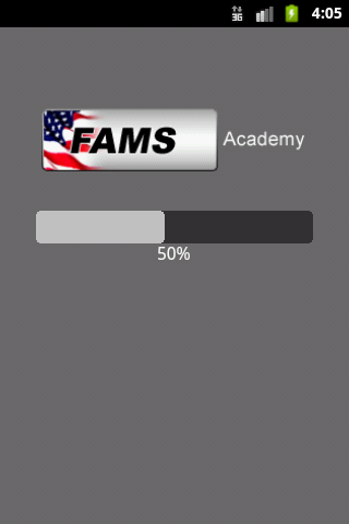 Android application FAMS Academy screenshort