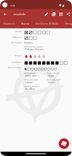 Vampire v5 Characters