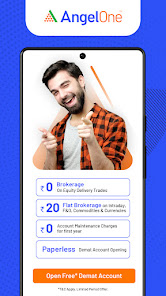 Imágen 1 Angel One: Stocks, Mutual Fund android