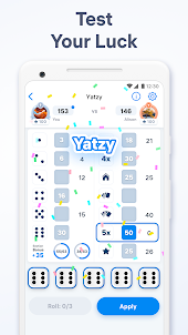 Yatzy Match - dice board game