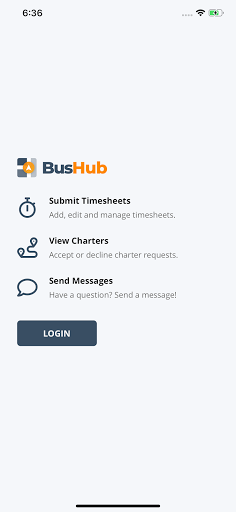 Android application BusHub screenshort