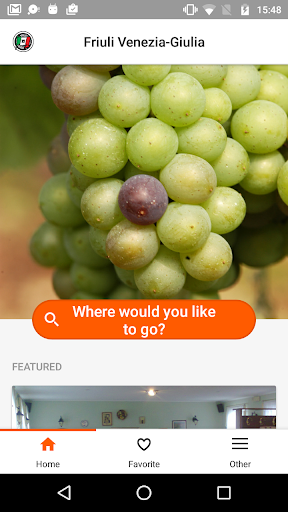 Android application Friuli Venezia Giulia screenshort