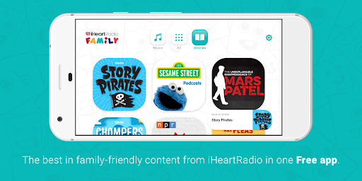 Screenshot of iHeartRadio Family