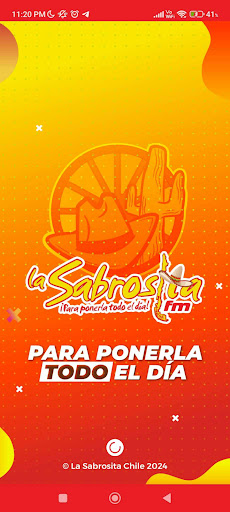Android application Radio La Sabrosita Chile screenshort