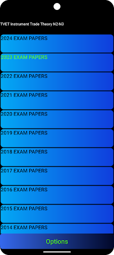 Android application TVET Instrument Trade Theory screenshort