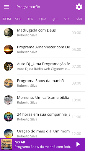 Rádio Gigantes da Fé Screen 2