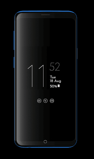 Android application Always on Display Digital Cloc screenshort