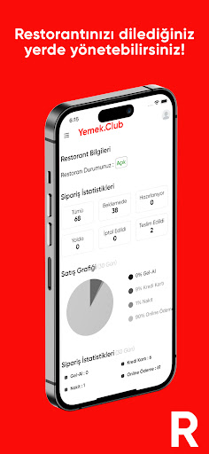 Android application R.yemek.club screenshort