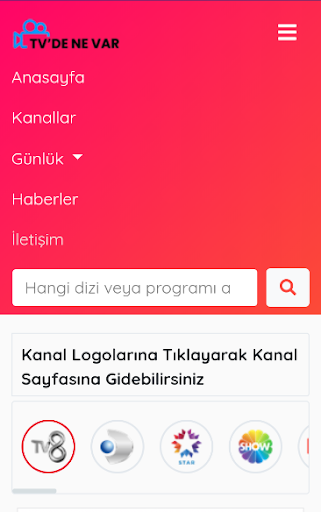 Android application Tv Yayın Akışı screenshort