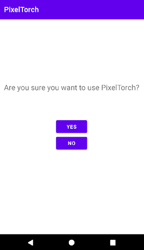 Android application PixelTorch screenshort