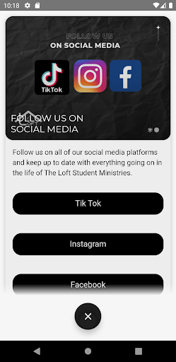 The Loft Student Ministry Screen 2