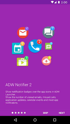 Screenshot of ADW Notifier 2