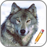 How To Draw Wolf icon