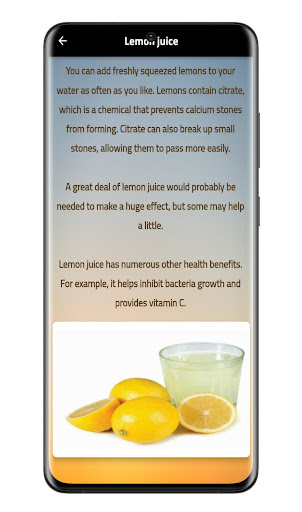 kidney stones remedies Screen 2