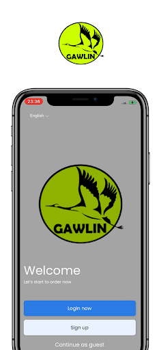 Android application GAWLIN screenshort