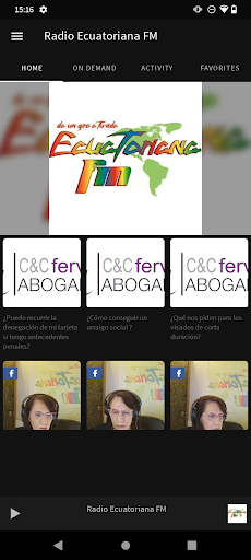 Radio Ecuatoriana FM Screen 2