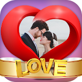 Love Photo Frame in Heart icon