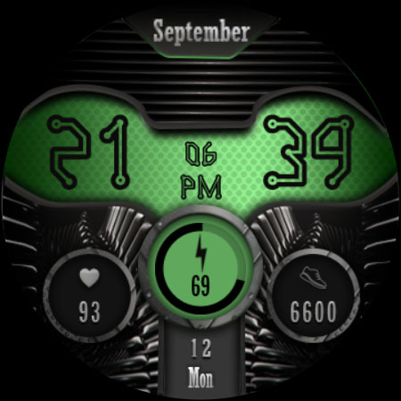 W-Design WOS070 - Watch Face Screen 2