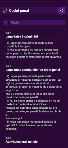 Codul Penal & Procedura Penal Screen 3