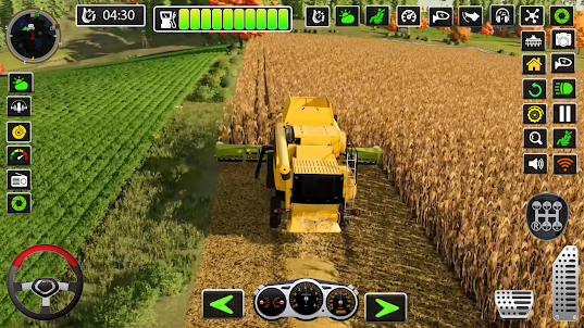 Тракторная тележка на ферме 3d