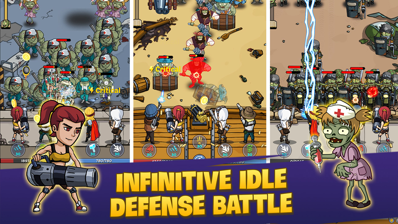 Zombie War Idle Defense Game 