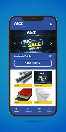 Android application AtoZ Loyalty App screenshort
