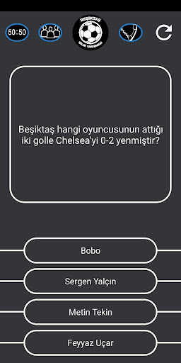 Beşiktaş Bilgi Yarışması Oyunu Screen 2