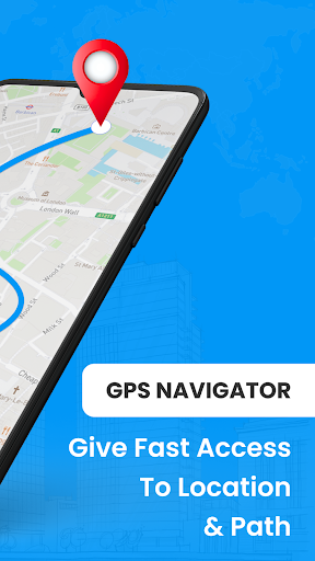 Gps Route Navigation Earth Map Screen 2