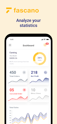 Android application Fascano Vendor App screenshort