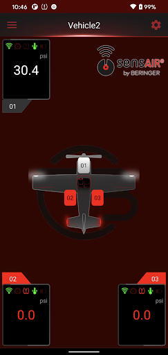 Android application BERINGER AERO SensAIR® screenshort