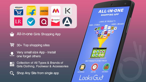 Android application Girls Online Shopping screenshort