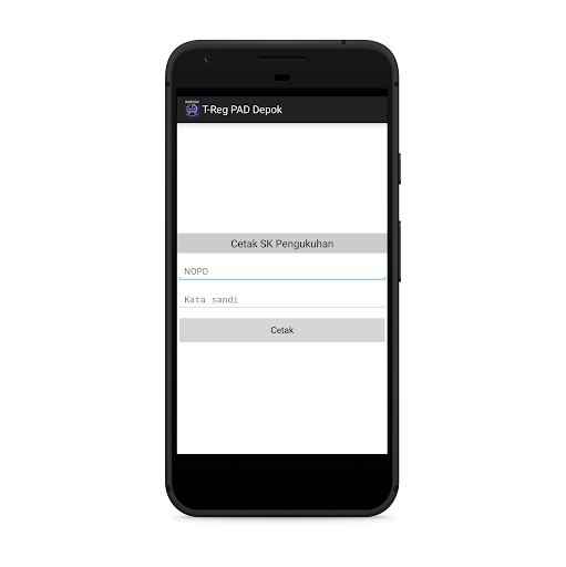 T-Reg PAD Depok Screen 3