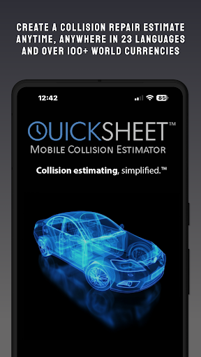 Android application Quicksheet screenshort