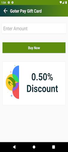 Goter Pay - Recharge & Payment Screen 2