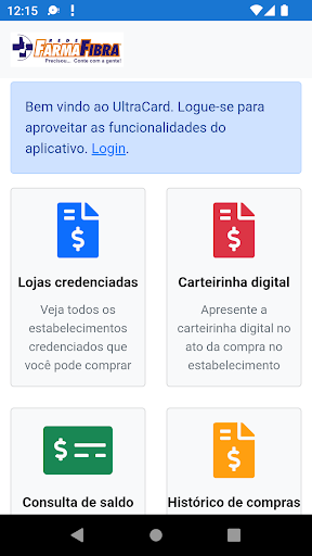 Android application FarmaFibra screenshort
