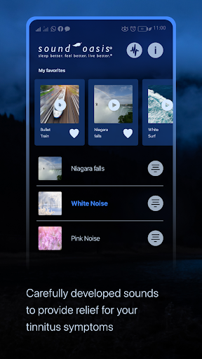 Android application Sound Oasis S-6000 screenshort