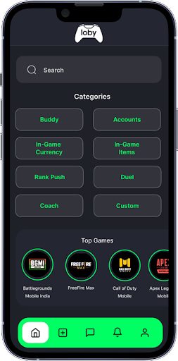 Loby Marketplace (Beta) Screen 2